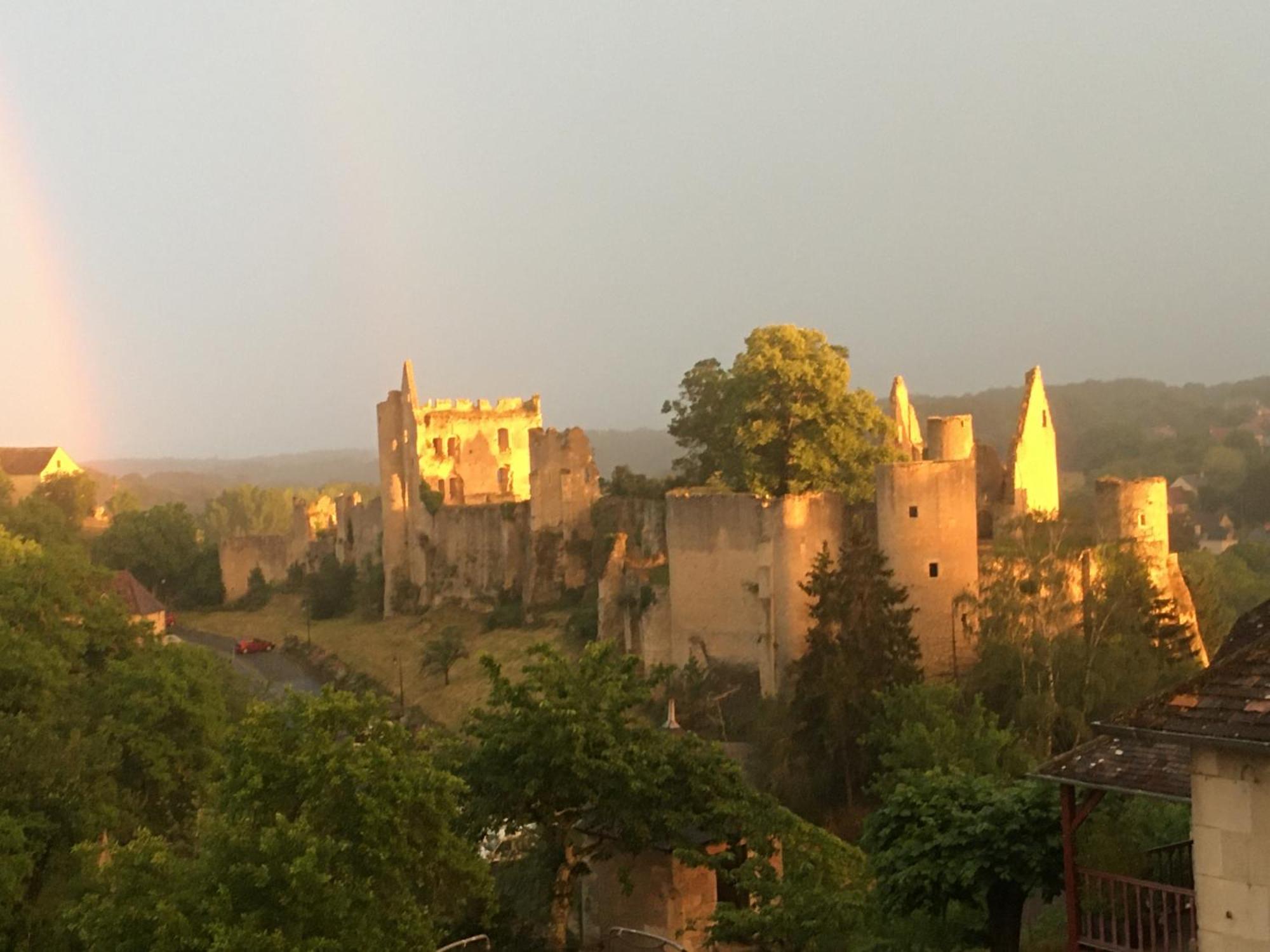 Chez Fred Avec Vue Sur Le Chateau Angles-sur-l'Anglin Экстерьер фото